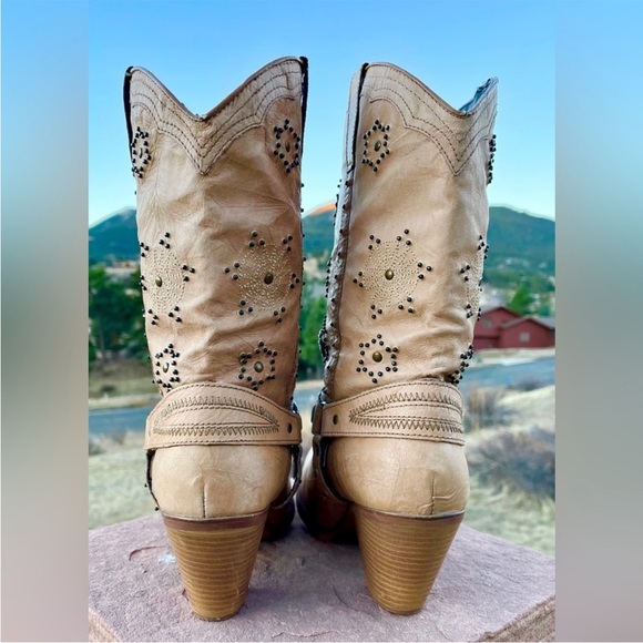 DINGO Addie Heeled Cowboy Western Boots Women’s size 9.5 D1566 Turquoise… - Picture 6 of 14